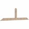 Ekena Millwork Portland Smooth Timber Gable Bracket, Douglas Fir, 96"W x 28"H x 1 1/2"D x 5 1/2"F, 7/12 Pitch GBW096X28X0206POR00SDF - alternate 2